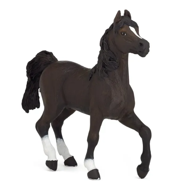 PAPO Horses and Ponies Arabian Horse Toy Figure, Brown (51505)