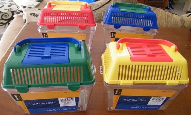 8 Portable Small Rodent Mice Crazy Crab Bee Fly Insect Carry Case Box Air Vent