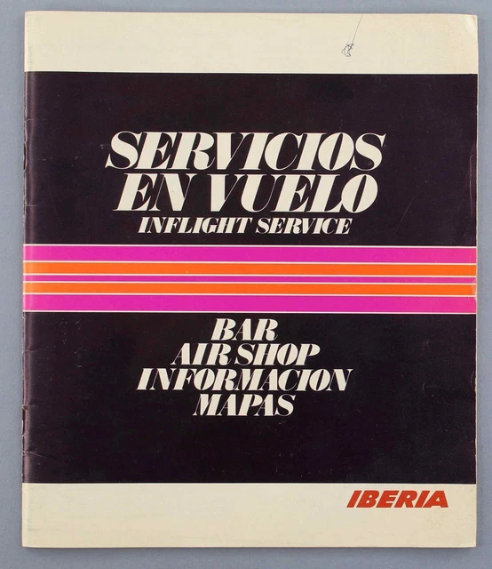 IBERIA AIRLINE ROUTE Map amp Price - Iberia Airline Route Map Price List 1975.webp