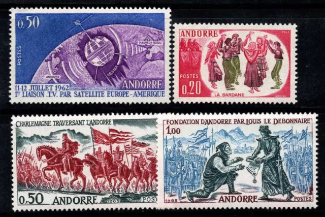 Andorra Französisch 1962-63 Mi. 178-181 Postfrisch 100% Telstar, Geschichte