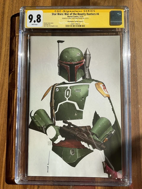 War of the Bounty Hunters #4 CGC 9.8 SS Signed JTC 1st Print Boba Fett |