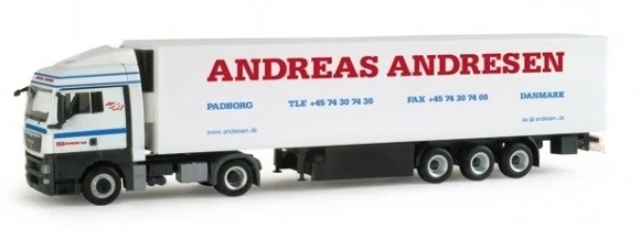 Camion HERPA 1/87 Scania CR Avec Remorque Frigorifique Frigoscondia - Neuf