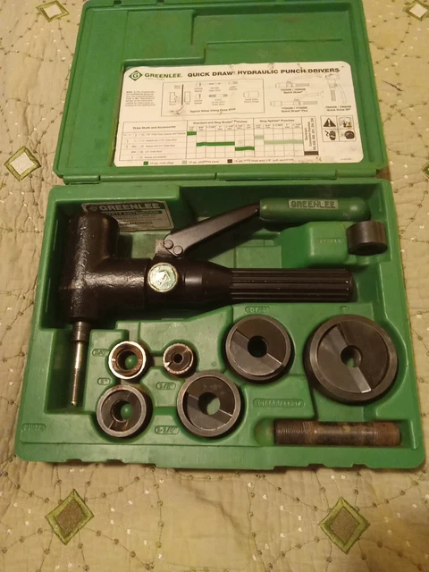 Greenlee 7906Sb Quick Draw 90 Hydraulic Punch Driver Knockout Tested Excellent