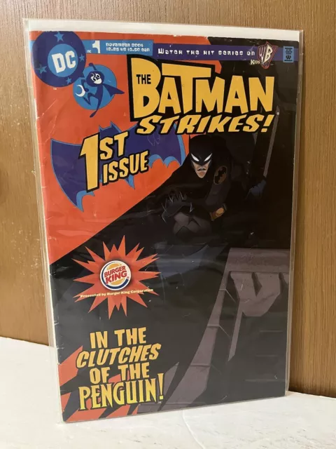 The Batman Strikes 1 🔥2005 BURGER KING Excl🔥Penguin🔥WB Kids DC Comics🔥VGF+