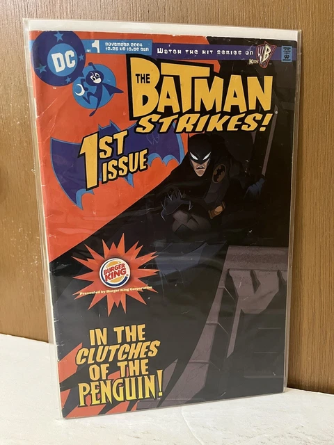 The Batman Strikes 1 🔥2005 BURGER KING Excl🔥Penguin🔥WB Kids DC Comics🔥VGF+