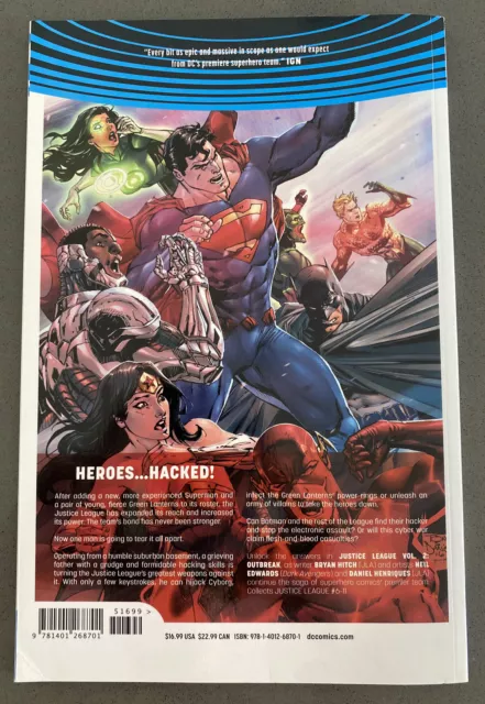 DC Comics Justice League TPB Rebirth Vol 2 Superman Batman Flash Wonder Cyborg 2