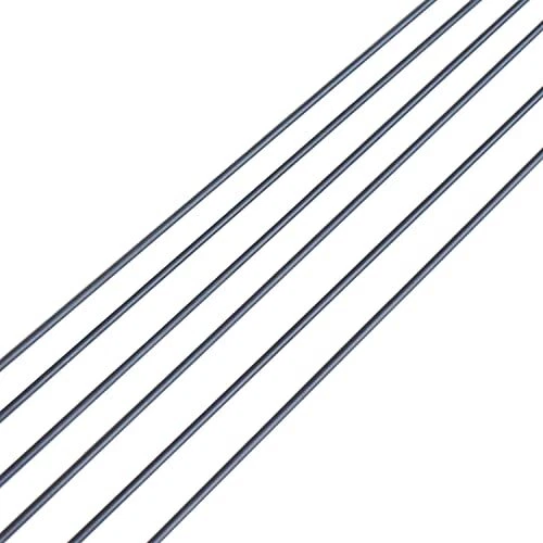 6pcs 1.5mm Carbon Fiber Rods 1.5x300mmsolid Carbon Fiber Tubepultrusion2/3/4mm