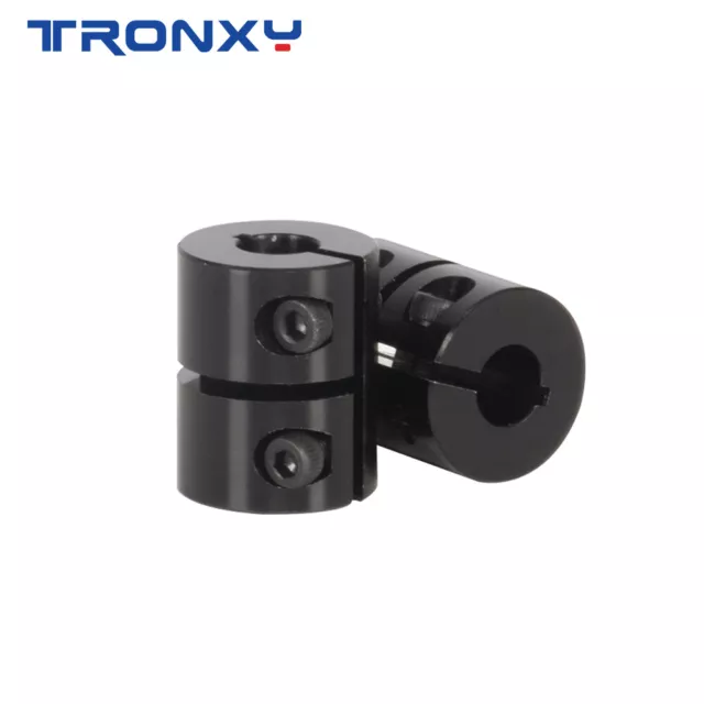 Black Rigid Coupling 5×8mm Koppler T8 Lead Screw 3d Printer Parts Tronxy Ender 3