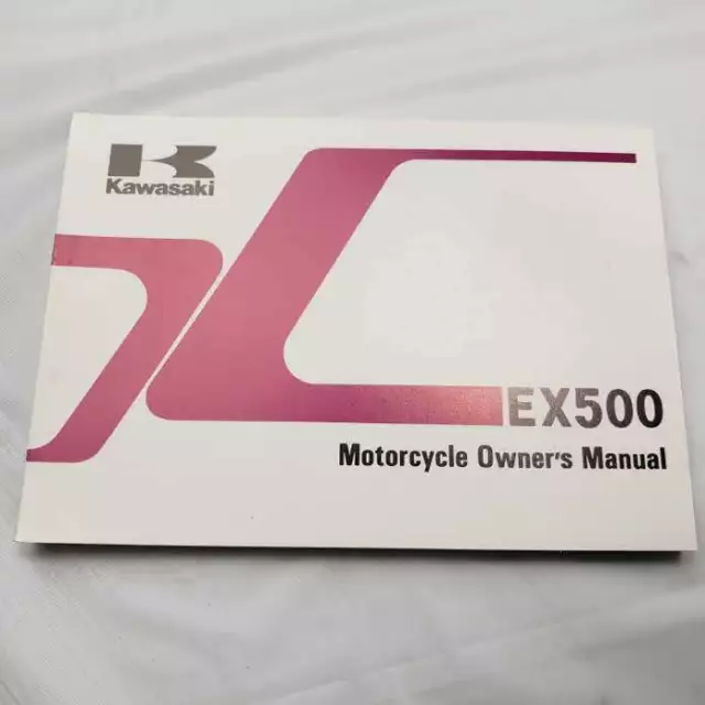 1990 Kawasaki EX500 Ninja 500 Owner's Manual Book OEM ORIGINAL 99920-1484-01