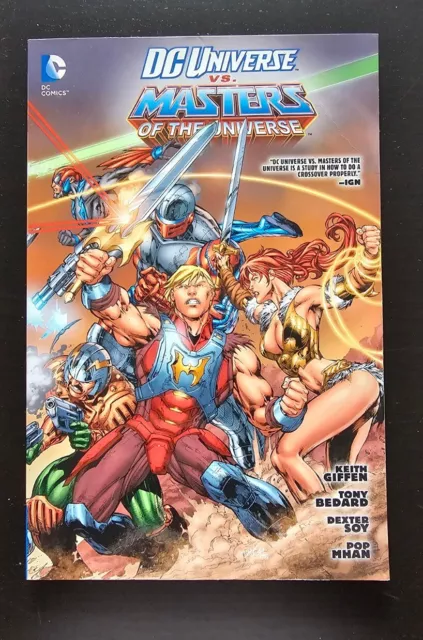 DC Universe vs Masters of the Universe Paperback Graphic Novel He-Man DC Comics