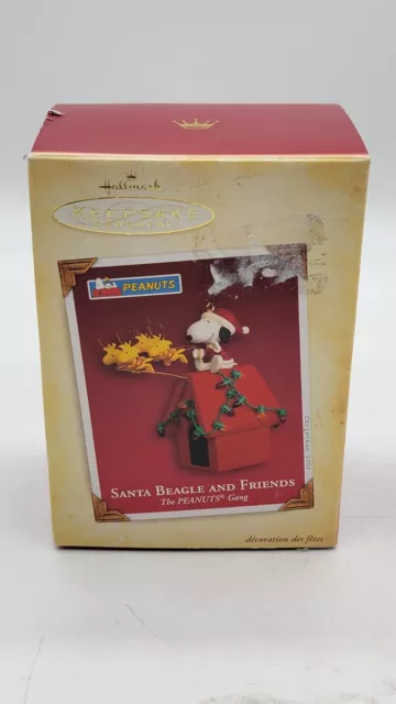 Hallmark Keepsake Ornament 2005 The Peanuts Gang Santa Beagle and Friends Snoopy