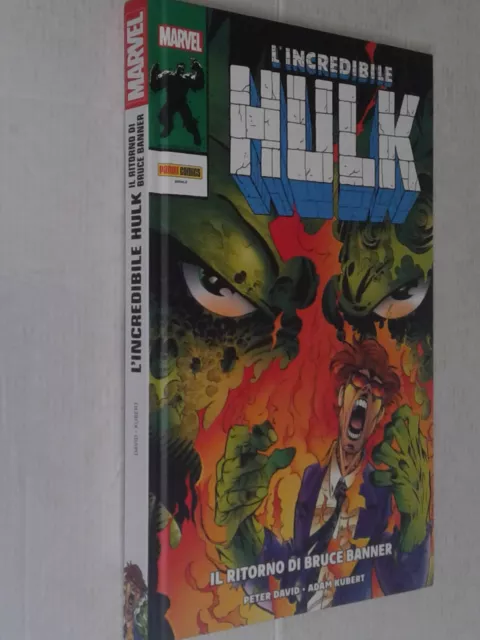 INCREDIBILE HULK-il ritorno di bruce banner- DI: PETER DAVID- CARTONATO- MARV...