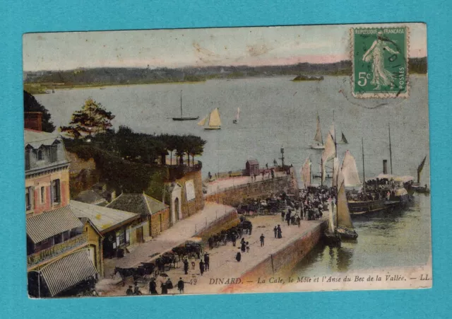 Dinard - La Cale , La Môle et l'Anse du Bec :  CPA , Carte Postale ancienne /Nd