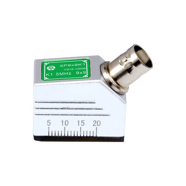YUSHI Transverse Wave Angle Beam Probe for Ultrasonic Flaw Detector 5MHz 9x9 45°