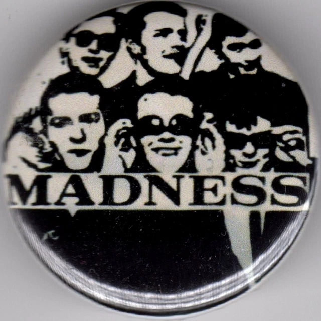 Madness Nutty Dancer - 25mm Skinhead, Ska Keyring Button Badge