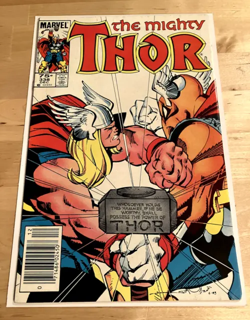 Thor (1983) #338 CPV Canadian Price Variant (CPV) 2nd App. Beta Ray Bill VF+ 8.5