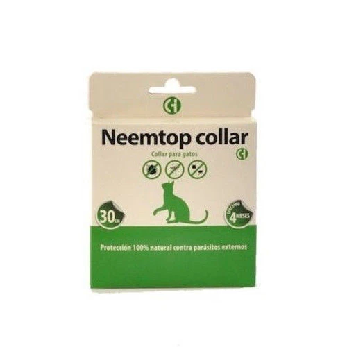 Collar repelente NEEMTOP de todo tipo de insectos para gatos