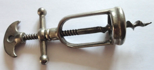 ANCIEN TIRE BOUCHON A Robinet Siphon Champagne Ou Cidre Tete De Dauphin