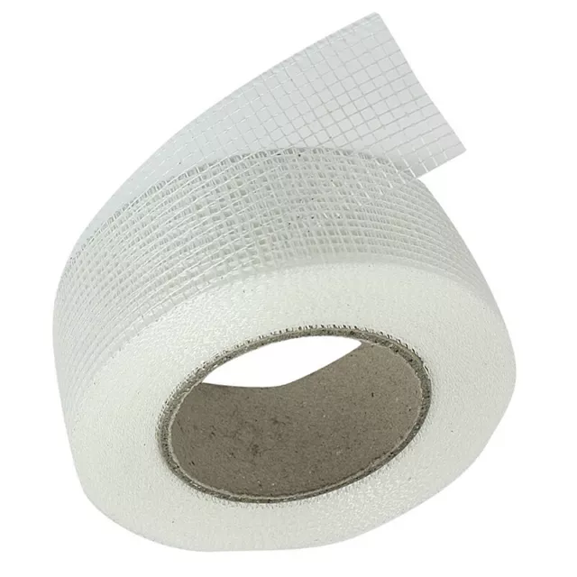 Self-adhesive white fiberglass mesh tape for cracks holes N1D74208 3