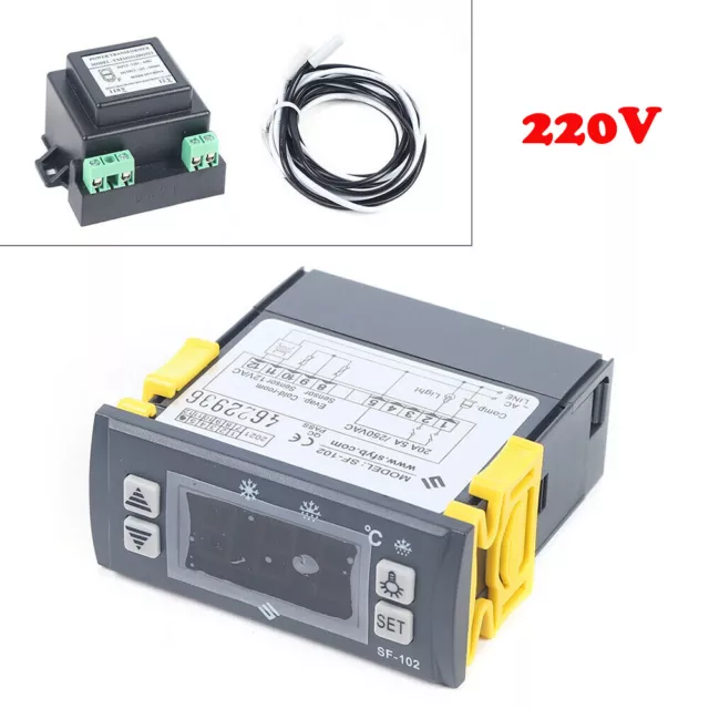 SF-102 Digital Display Thermostat Controller Kühlschrank Temperaturregler DE DHL