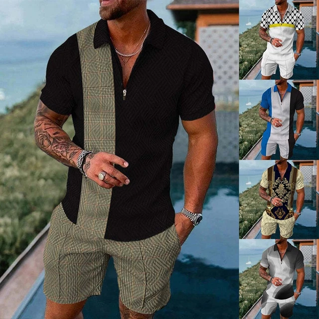 Nouvel Arrivage Hommes Été Survêtements Athlétique Ensemble Short T-Shirt Short