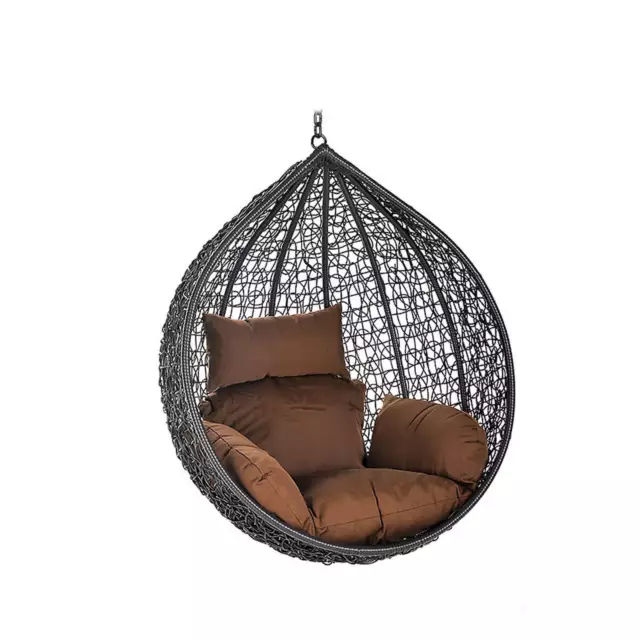 HOME DELUXE Poly Rattan Hängesessel Hängekorb Hängestuhl Rattanmöbel Garten 2