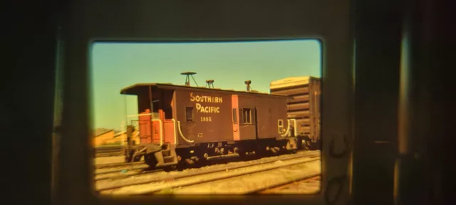 Xlv02 Train Engine Locomotive 35Mm Slide Sp 1885, San Luis Obispo, Ca 1978