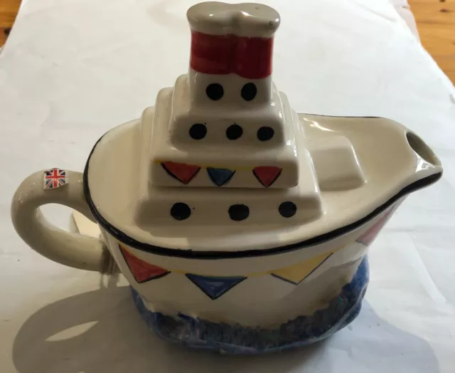 Tony Carter Collectible Teapot Cruise Ship