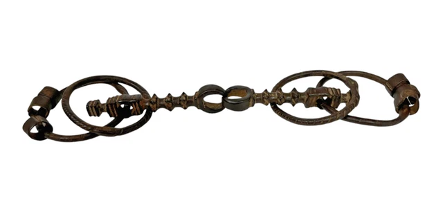 Mors de porto de cheval en fer brésilien vintage, mors