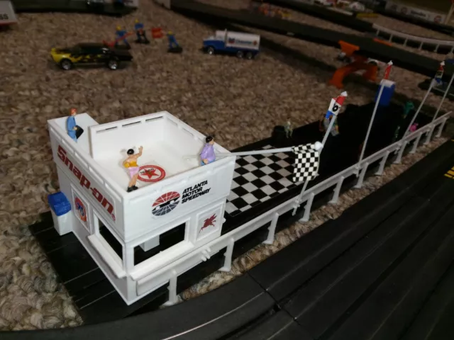 Custom Finish Line with spectators for AFX Tyco