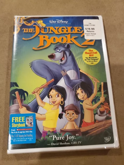 New Walt Disney The Jungle Book 2 DVD Movie Buena Vista Sealed