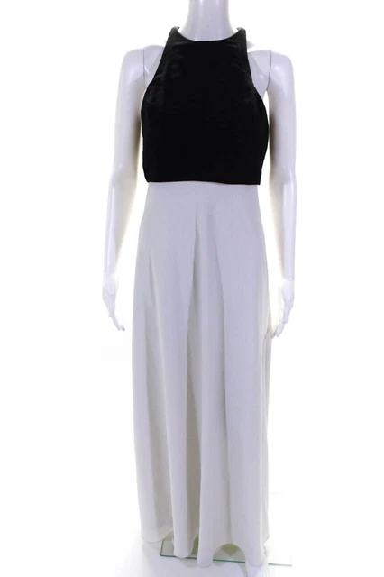Jill Jill Stuart Womens Black Pop-Over Gown Size 2 10335443