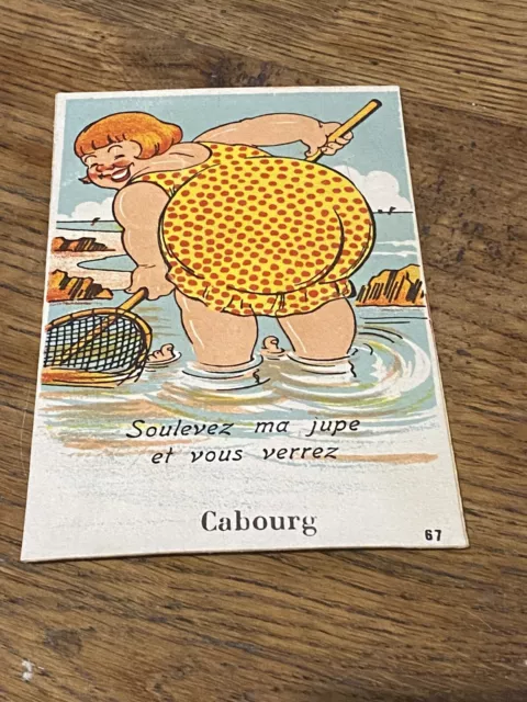 Cpa Cabourg Carte A Système Soulevez Ma Jupe Et Vous Verrez 67