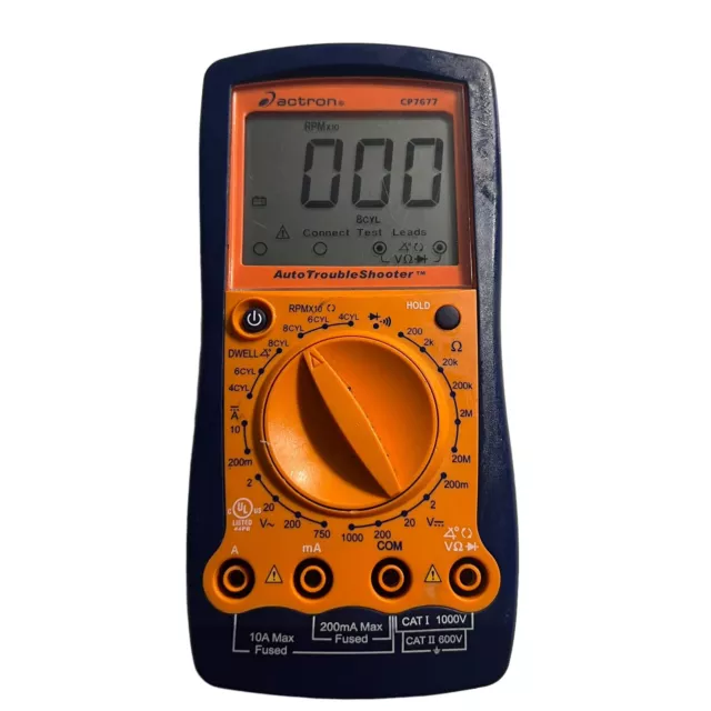 Actron CP7677 AutoTroubleShooter - Digital Multimeter and Engine Analyzer for
