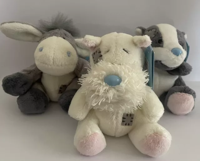 BULK - Me To You 4” My Blue Nose Friends - 3 Of Tatty Teddy’s Friends - Gorgeous