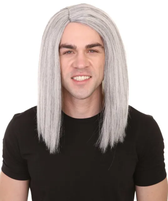 Men Straight Wig Cosplay Urban Vampire Gothic Steampunk Character Wig HM-184A