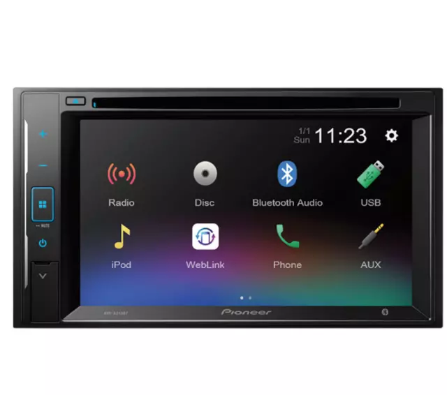 Pioneer AVH-A245BT Double DIN Touchscreen Head Unit free shipping 2