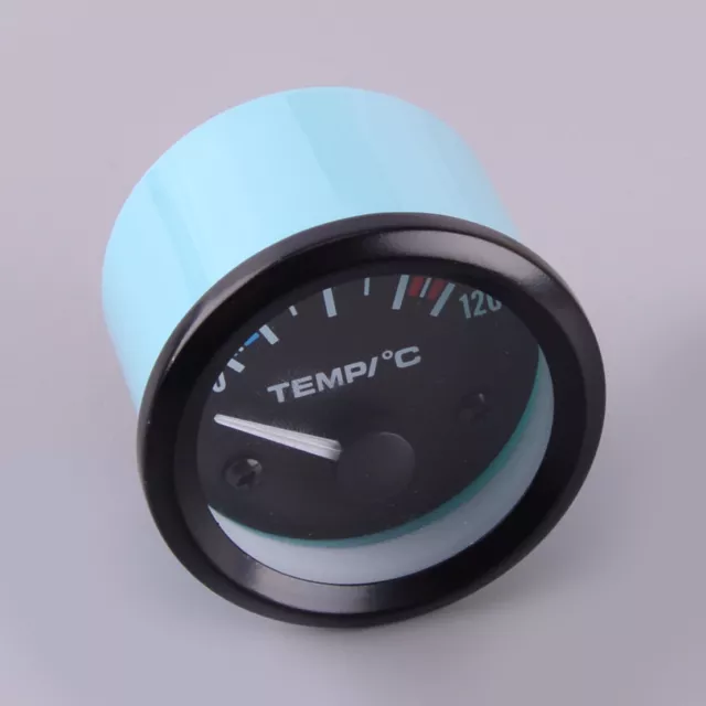 2" 52mm Universal Car Pointer LED 40-120℃ Water Temp Temperature Gauge Meter