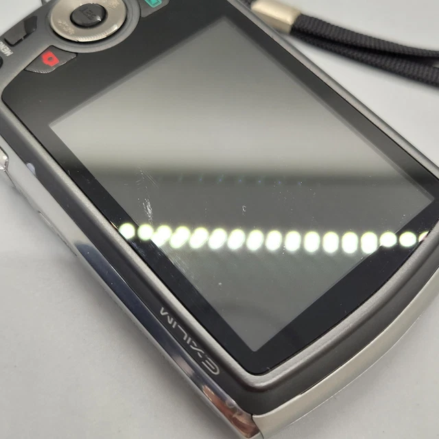 Casio Exilim EX-Z350 12,1 megapixel fotocamera digitale compatta argento testato 16