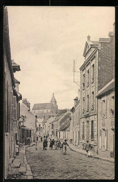 CPA Épernon, Rue du Grand-Pont