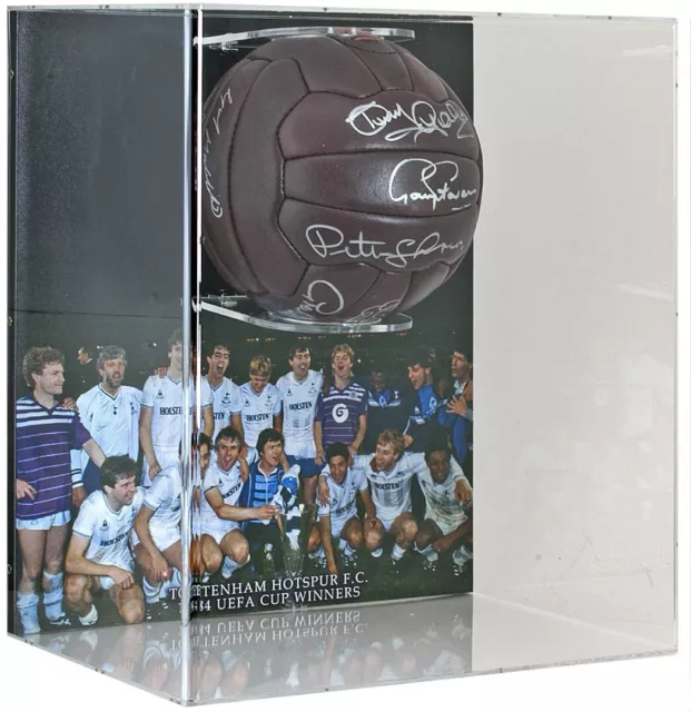 Tottenham Hotspur Hand Signed by 10 Football 1984 UEFA Cup Winners AFTAL COA