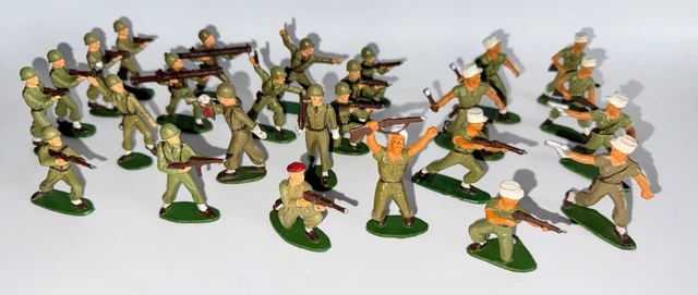 RARE FIGURINE 7 Soldat Starlux Militaire Armée Allemand Général Ww1 Ww2