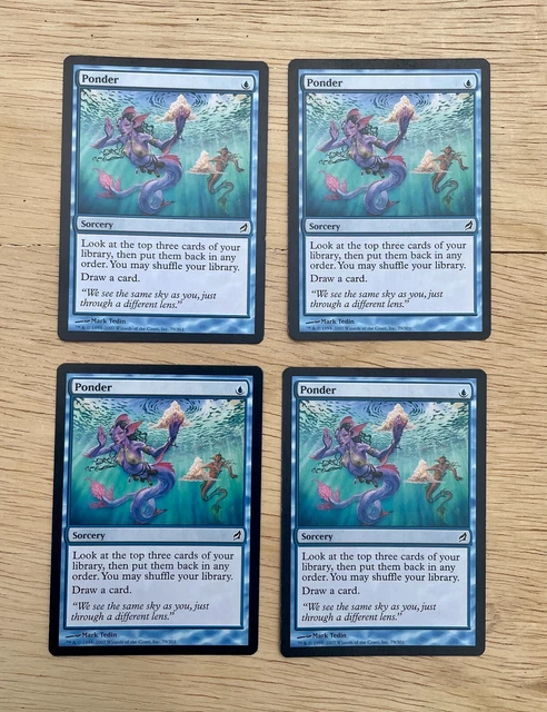 Magic: The Gathering - Ponder (Ponderare) - Carta Singola Common Dal Set Magic 2010 (M10) - 3