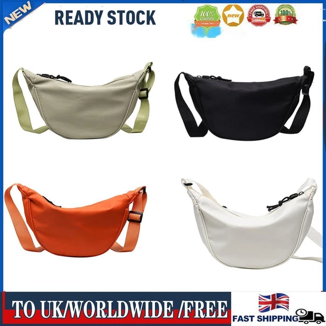Fashion Solid Color Canvas Shoulder Chest Bag Purse Women Small Bag Handbags