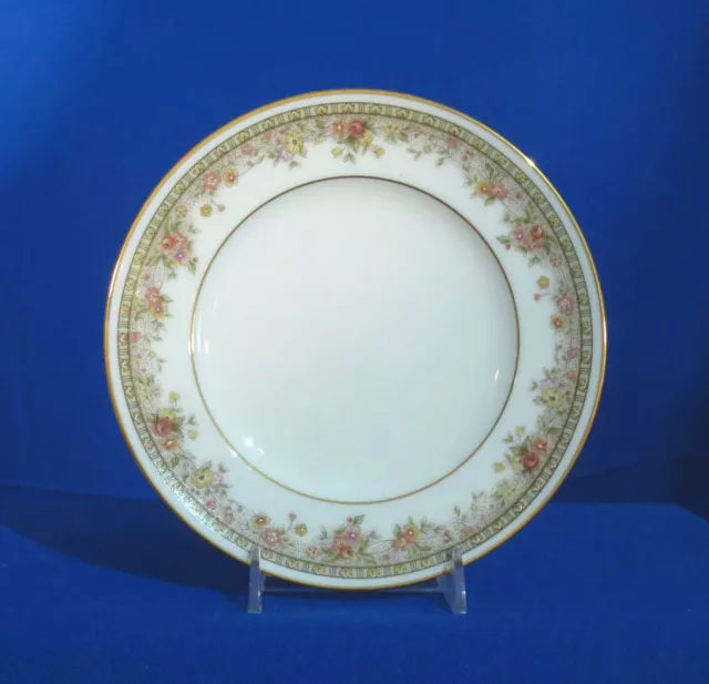 Noritake Morning Jewel Bread and Butter Plate 2767 Floral Garland Gold Ireland