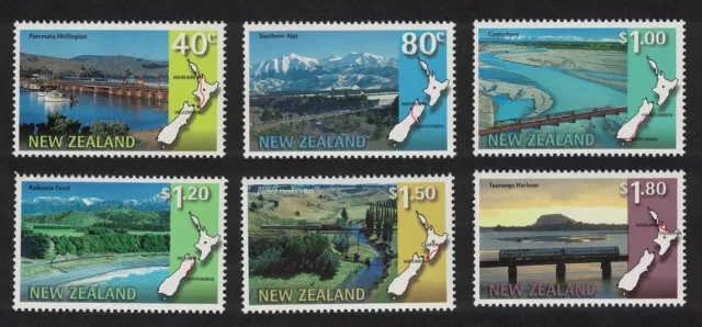 NEW ZEALAND SCENIC Railway Services 6v 1997 MNH SG#2091-2096 $4.86 ...