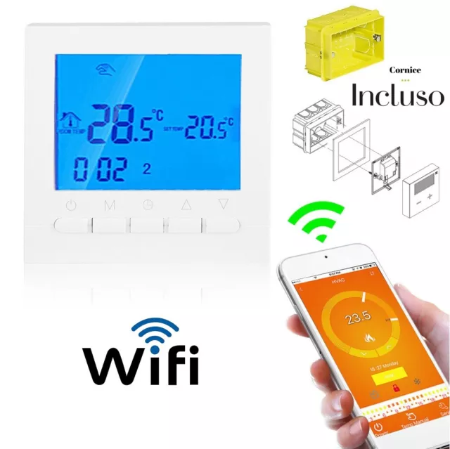 Thermostat Programmable Wifi Numérique Hebdomadaire 503