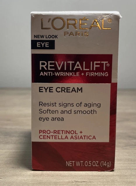 L'Oreal Revitalift Eye Cream Anti-Wrinkle + Firming 0.5fl.oz./14g NEW IN BOX