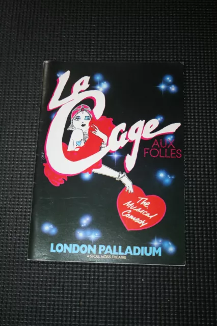 La Cage Aux Folles - 1986 London Palladium Theatre Programme - George Hearn