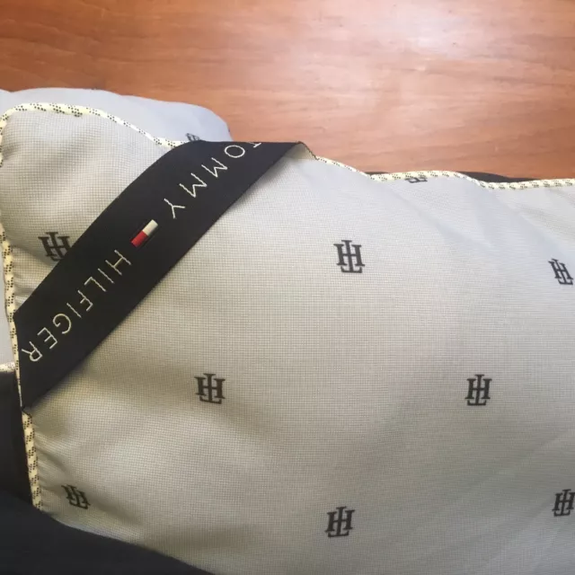 TOMMY HILFIGER Blue Twin Comforter - New/Opened Used for home staging purposes